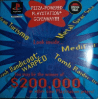 Pizza Hut Demo Disc 3 Playstation US box art